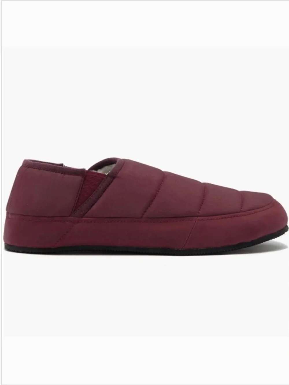 PAISLEY & GRAY Houser Quilted Faux Shearling Lined Slipper Maroon SZ L